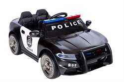 Azeno 12V Police med gummihjul 